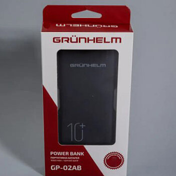 Пoвepбaнк Grunhelm GP-02AB 10000 mAh (108763)