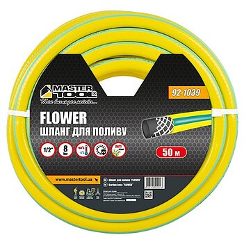 Шланг поливочный MASTERTOOL "FLOWER 1/2" 50 м (92-1039)