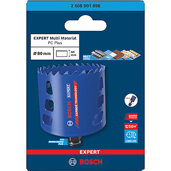Коронка универсальная Bosch Tough Material PC Plus 80 мм (2608901898)