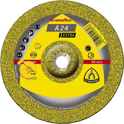Круг зачистной по металлу Klingspor A 24 Extra 125х6,0х22,23мм