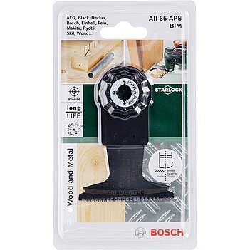 Полотно пильное погружное Bosch StarlockPlus BIM PAII 65 APB Wood and Metal 65 х 50 мм (2609256D56)