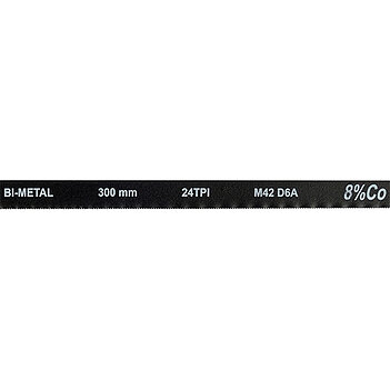 Полотно ножовочное по металлу VOREL BI-мет M42 + D6A + Co 8% 300 мм 2 шт. (27543)