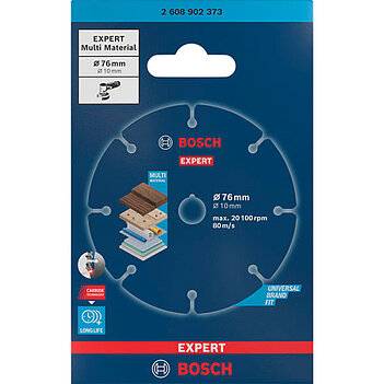 Диск алмазний сегментований Bosch EXPERT Multi Material 76х1,0х10,00мм 1шт (2608902373)