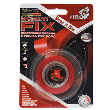 Скотч двухсторонний Virok Moment Fix 9 мм х 5 м 1 шт. (23V113) Скотч двухсторонний Virok Moment Fix 9 мм х 5 м 1 шт. (23V113)