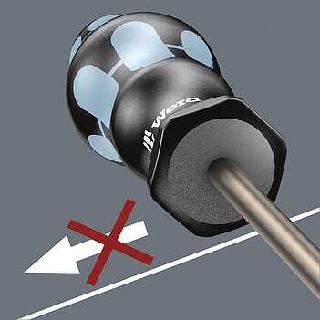 Отвертка крестовая WERA 3350 PH2 x 100 мм нержавеющая сталь (05032022001)