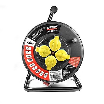 Удлинитель на катушке Stark CRR-2525-P 25м, 3х2,5, 3,2кВт (242000002)
