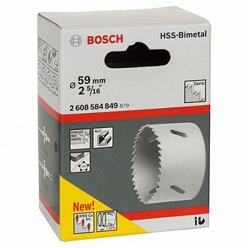 Коронка по металлу и дереву Bosch HSS-Bimetal 59 мм (2608584849)