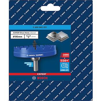 Коронка по металлу Bosch Expert Sheet Metal Arbored HS 95 мм (2608902021)