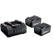 Акумулятор Li-Ion Metabo 18,0В 2 шт + зарядний пристрій ASC 72 (685050000)