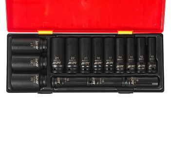 Набір головок 6-гранних ударних подовжених JTC 1/2" 15 шт. (K4151 JTC)