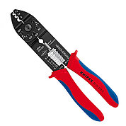 Клещи для снятия изоляции и обжима клемм KNIPEX 230 мм (97 21 215 C)