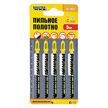 Полотно пиляльне по дереву MASTERTOOL HCS T244D 100 мм 5 шт. (14-2802)