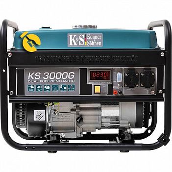 Генератор бензиновий, газовий Könner & Söhnen (KS 3000G)
