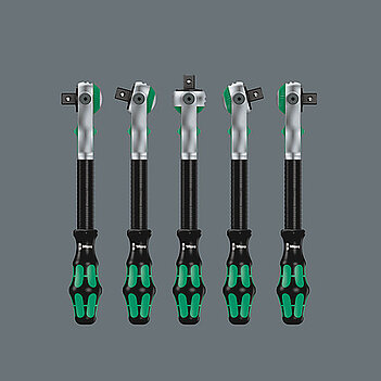 Тріскачка з шарніром WERA Zyklop Speed 8000 C Sb 1/2" 72 зубці (05073262001)