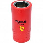 Головка торцева 6-гранна Yato 1/2" 16 мм (YT-21036)