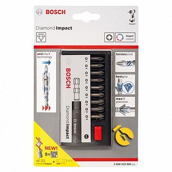 Набор бит Bosch 1/4" 10ед. (2608522065)