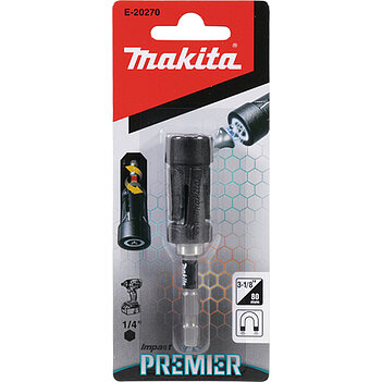 Держатель бит магнитный Makita с насадкой Ultra Mag Impact Premier 1/4"x1/4" (E-20270)