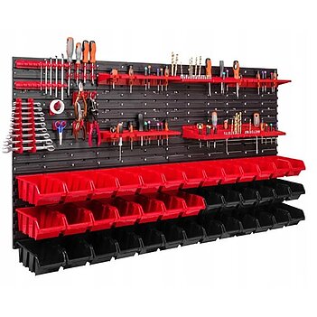 Панель для инструментов Kistenberg 156х78 см + 39 контейнеров Вариант №107 (1459542505)