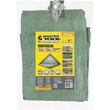 Тент MASTERTOOL двухсторонний 6 х 10 м (89-1610)