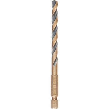 Сверло по металлу DeWALT EXTREME IMPACT Black & Gold 4,5x85,5мм 1шт (DT20605)