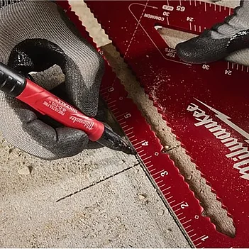 Маркер столярный Milwaukee INKZALL Double Tip черный (4932501155)