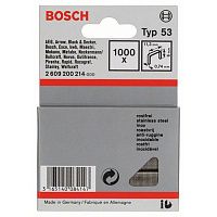 Скоби для степлера Bosch тип 53 6,0мм 1000шт (2609200214)
