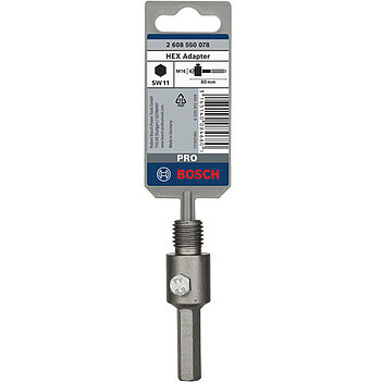 Тримач для коронок Bosch PRO Hex Adapter M16 80 мм (2608550078)