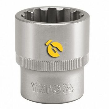 Головка торцева Spline Yato 1/2" 21 мм (YT-1473) Головка торцева Spline Yato 1/2" 21 мм (YT-1473)