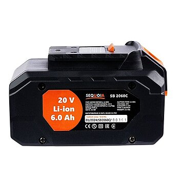 Аккумулятор Li-Ion SEQUOIA 20,0 В 6,0 А/г (SB2060C)