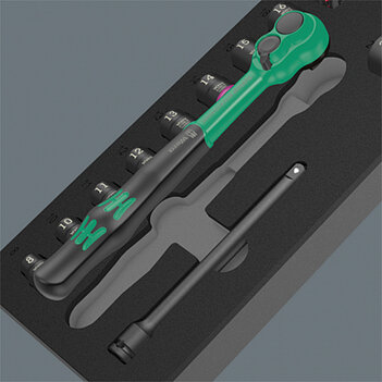 Набір інструментів в ложементі WERA Zyklop Comfort 8010 B 3/8 Set 16 шт. (05150114001)