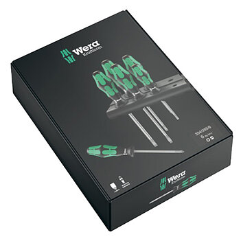 Набор отверток WERA Kraftform Plus Lasertip 334/355/6 Rack Pozidriv 6 шт. (05105656001)