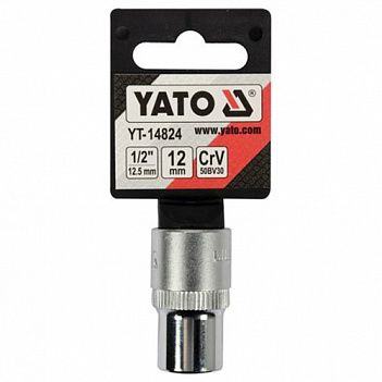 Головка торцевая Spline Yato 1/2" 12мм (YT-14824)