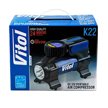 Компрессор автомобильный VITOL K-22 (K-22)