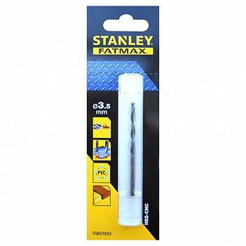 Свердло по металу Stanley HSS-CNC 3,5x70 мм 1 шт (STA51033)