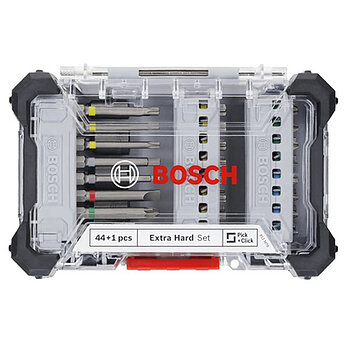 Викрутка з набором біт Bosch Extra Hard Screwdriver Bit Set 44+1 шт. (2607017732)
