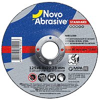 Круг зачистной по металлу NOVOABRASIVE Standard 125х6,0х22,23мм (NAB12560)