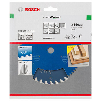 Диск пильный по дереву Bosch Expert for Wood 150x20х1,6мм (2608644012)