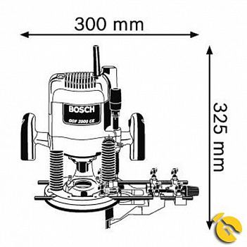 Фрезер верхний Bosch GOF 2000 CE (0601619708)