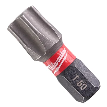 Біта ударна Torx Milwaukee Shockwave Impact Duty 1/4" TX50 15 шт. (4932430892)