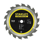 Диск пильный по дереву Stanley 190х16,0мм (STA15370)