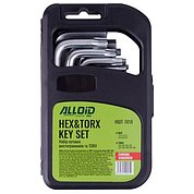 Набір ключів Torx, Hex Г-подібних Alloid Cr-V 18 шт. (НШТ-1818)