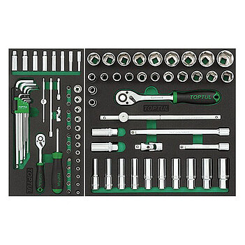 Ящик з інструментом Toptul 180 шт. (GV-18005)