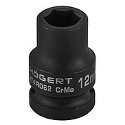 Головка торцева 6-гранна ударна Hoegert Cr-Mo 1/2" 12 мм (HT4R062)