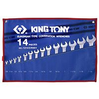 Набор ключей комбинированных King Tony 14ед. (1214SRN01)