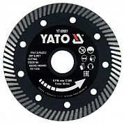 Диск алмазний турбо Yato 115x22.2x1.3 мм (YT-59981)