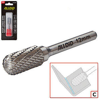 Фреза по металу Alloid Pro 12 мм тип C (CB-63240C)