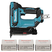 Степлер гвоздезабивной аккумуляторный Makita + гвозди 3 уп. (SET-DPT353Z-0125) - без аккумулятора и зарядного устройства