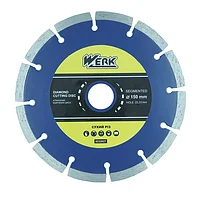 Диск алмазный сегментированный Werk 150x7,5х22,23 мм 1 шт. (142548)