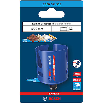 Коронка універсальна Bosch Expert Construction Material PC Plus 70 мм (2608901932)