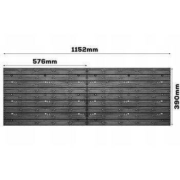 Панель для інструментів Kistenberg 58х78 см + 30 контейнерів Варіант №115 (1510552637)